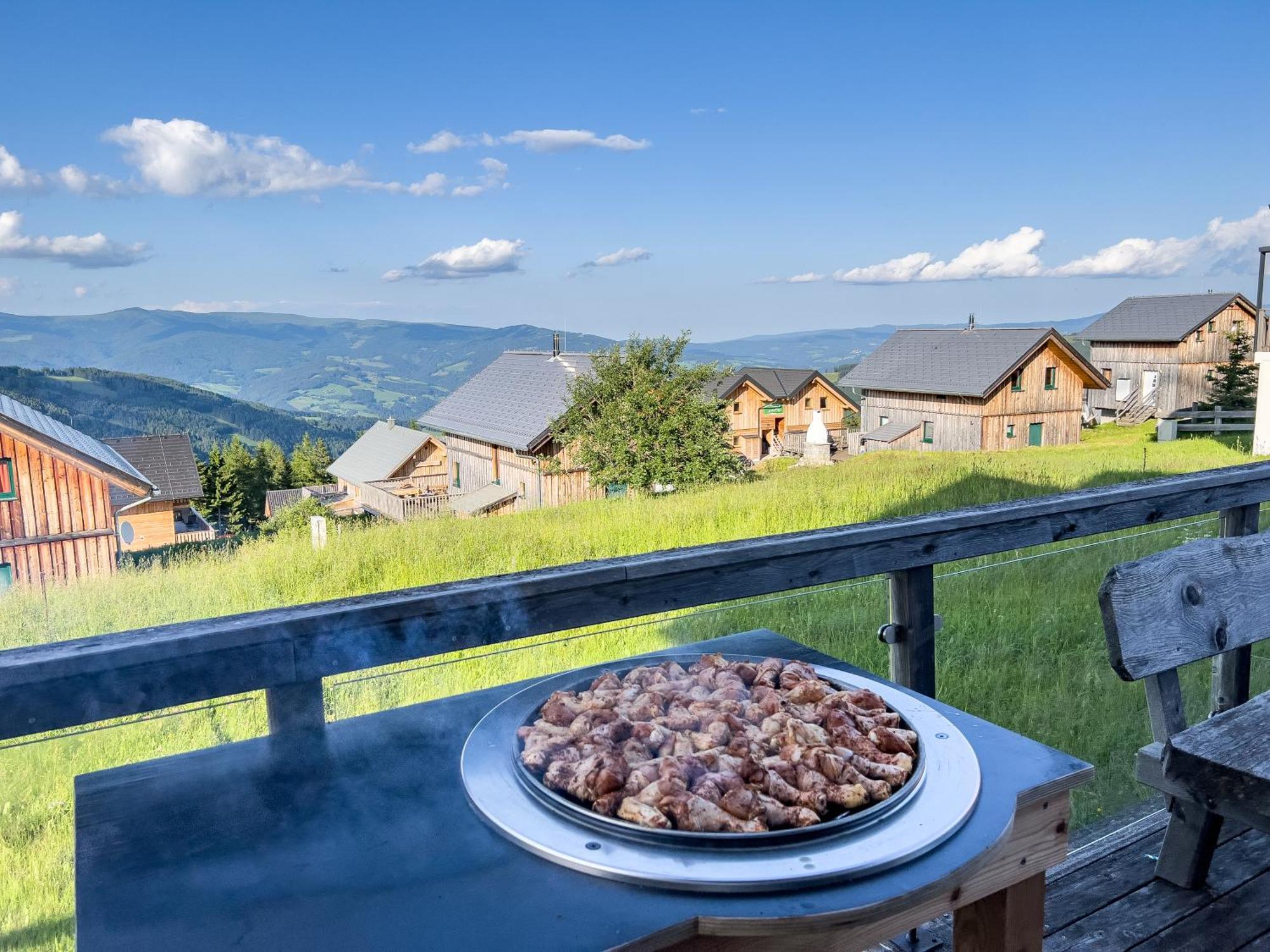 1A Chalet '4 Jahreszeiten' Ski Fahren Und Jacuzzi Mit Aussicht! Bad Sankt Leonhard im Lavanttal Exterior foto