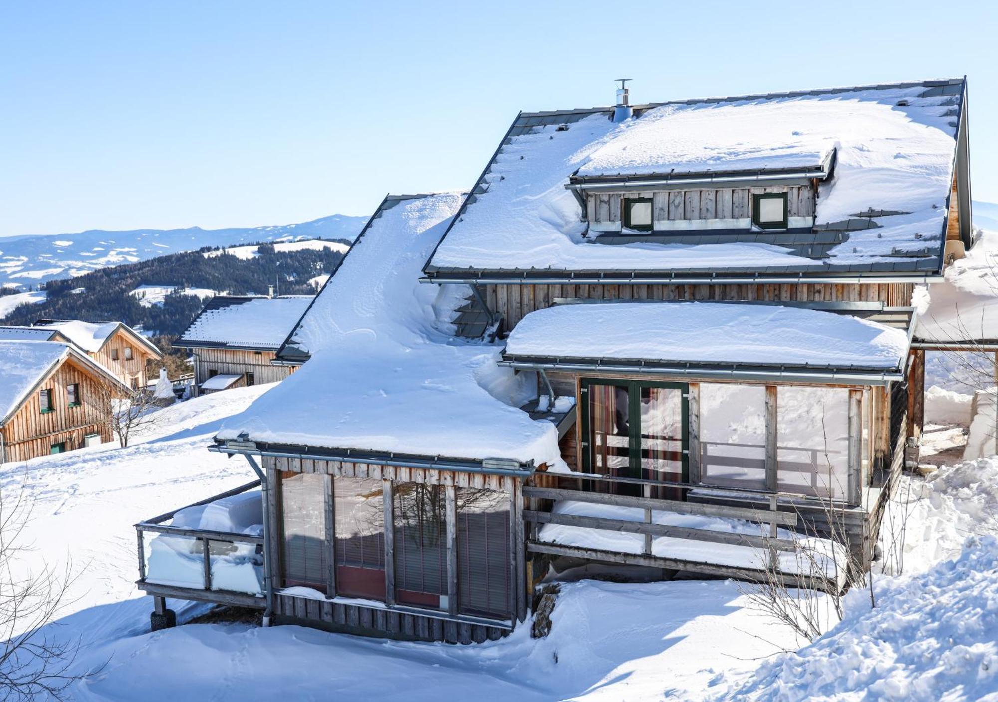 1A Chalet '4 Jahreszeiten' Ski Fahren Und Jacuzzi Mit Aussicht! Bad Sankt Leonhard im Lavanttal Exterior foto